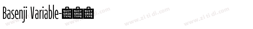 Basenji Variable字体转换